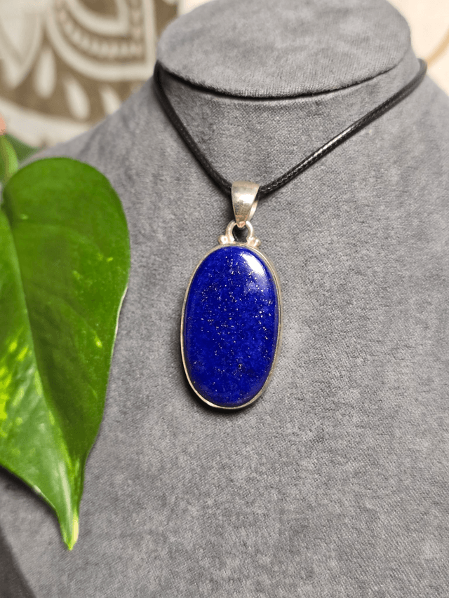 Pendentif Lapis Lazuli et argent 925 (Qualité AA+)