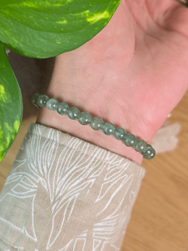 Apatite verte - Bracelet avec perles de 6 mm