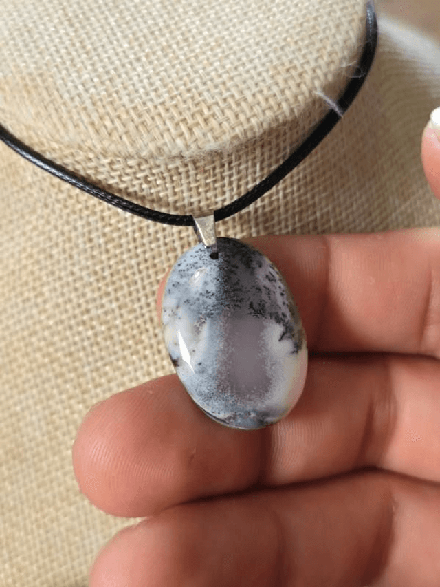 Agate Dendritique - Pendentif sans cerclage
