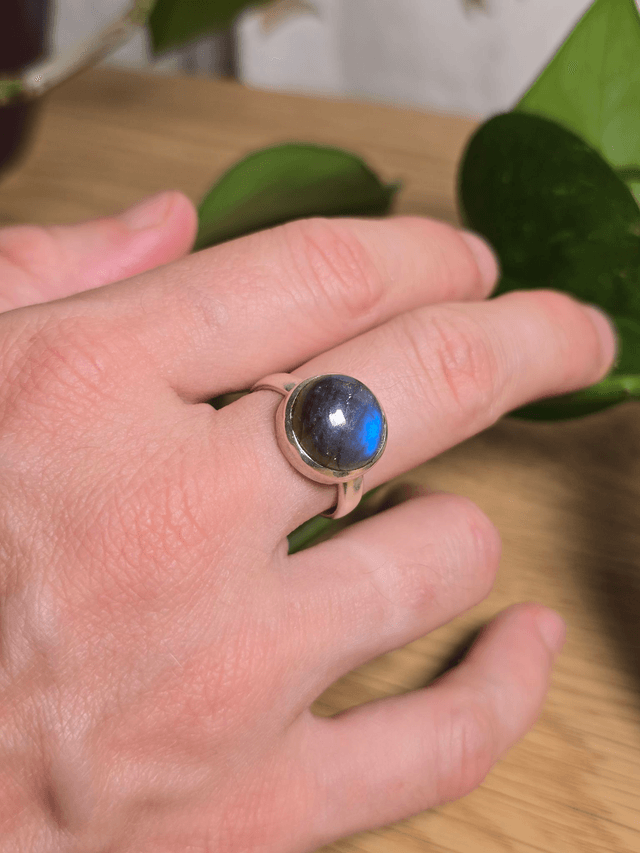 Bague Labradorite argent 925 (Qualité AA)