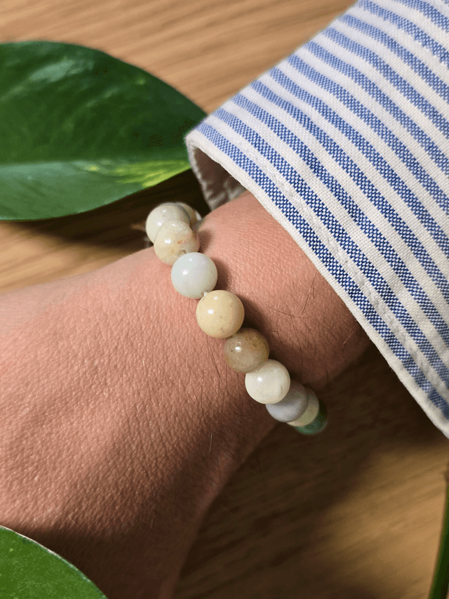 Amazonite multicolore - Bracelet avec perles de 8 mm