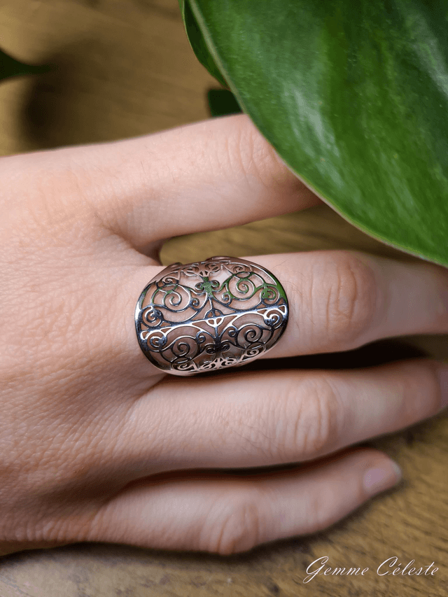 Bague "Volutes Éphémères"