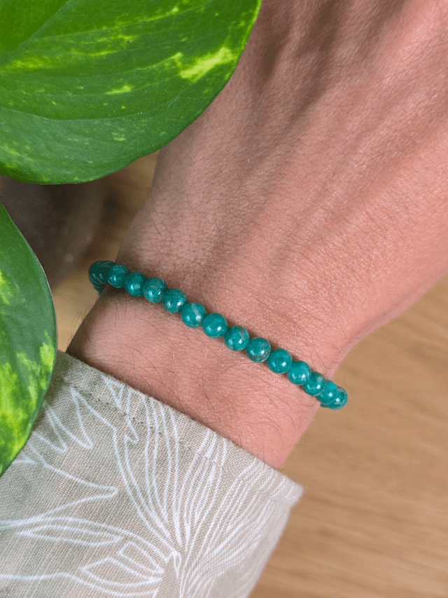 Amazonite de Russie - Bracelet avec perles de 6 mm