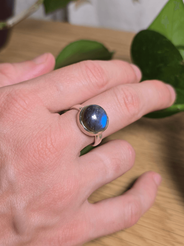 Bague Labradorite argent 925 (Qualité AA)