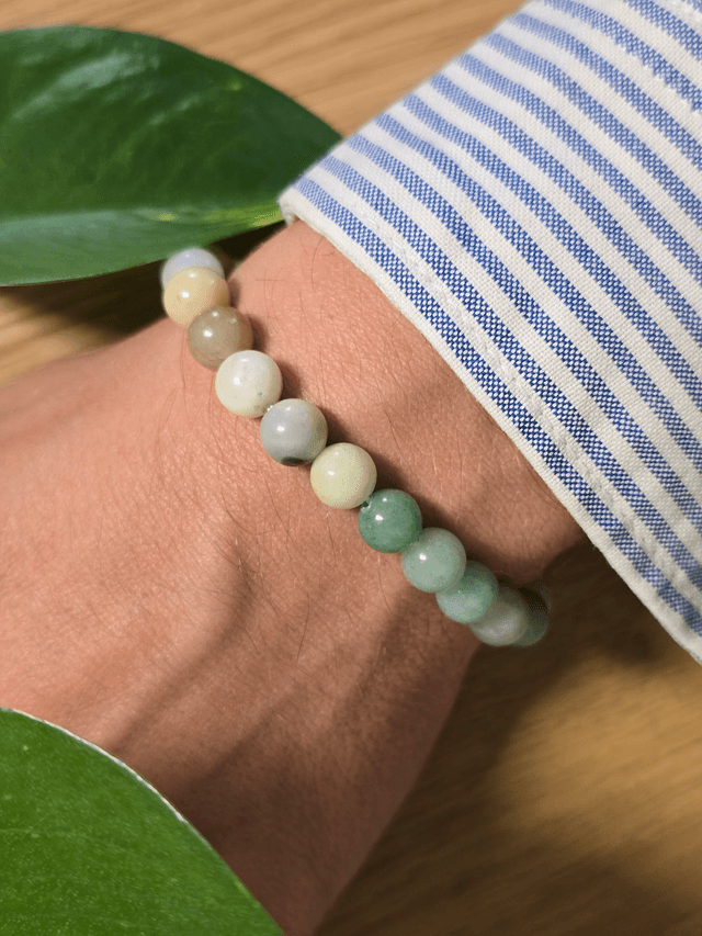 Amazonite multicolore - Bracelet avec perles de 8 mm
