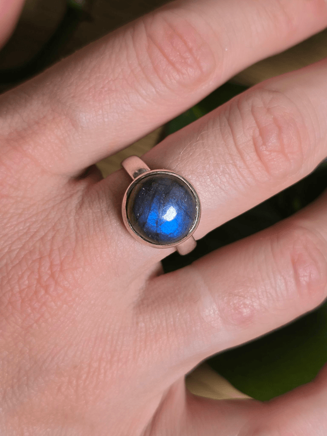 Bague Labradorite argent 925 (Qualité AA)