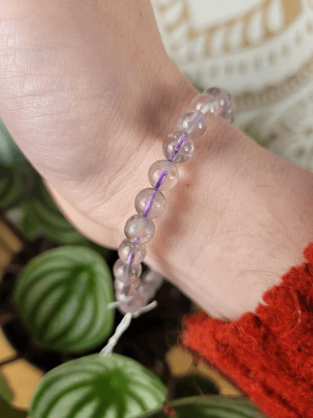 Améthyste claire - Bracelet avec perles de 6 mm