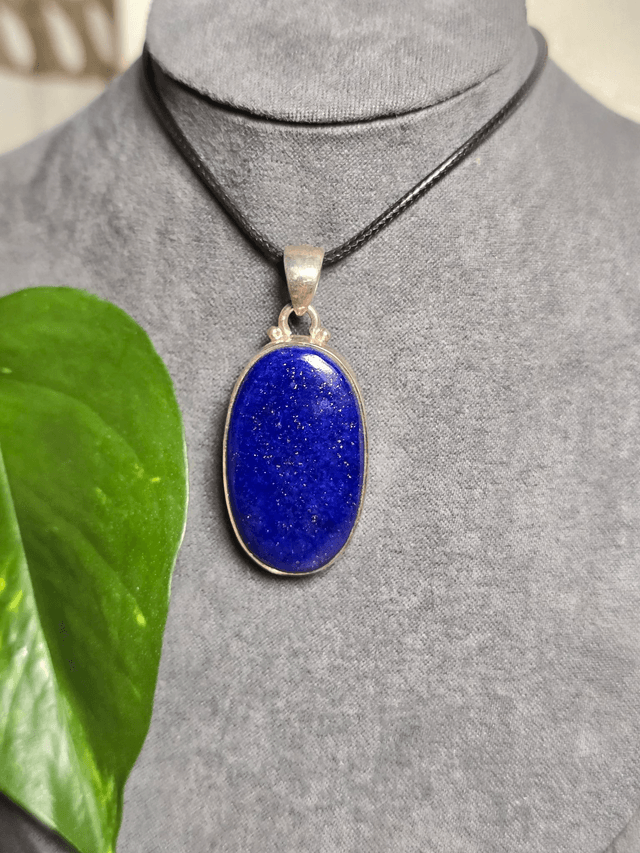 Pendentif Lapis Lazuli et argent 925 (Qualité AA+)