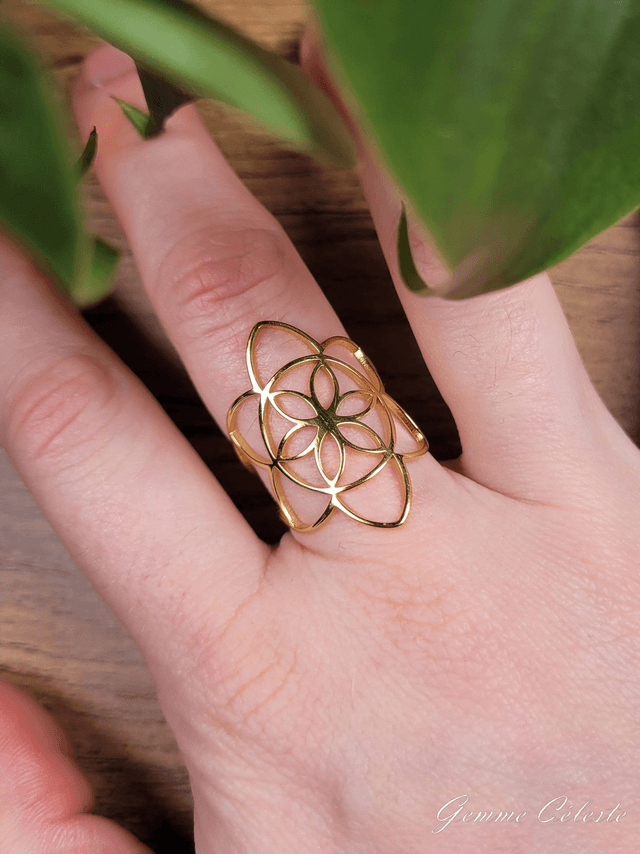 Bague "Fleur Céleste"