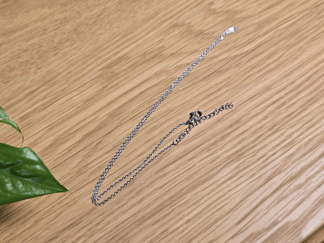 Chaîne réglable en acier inoxydable – Or ou Argent