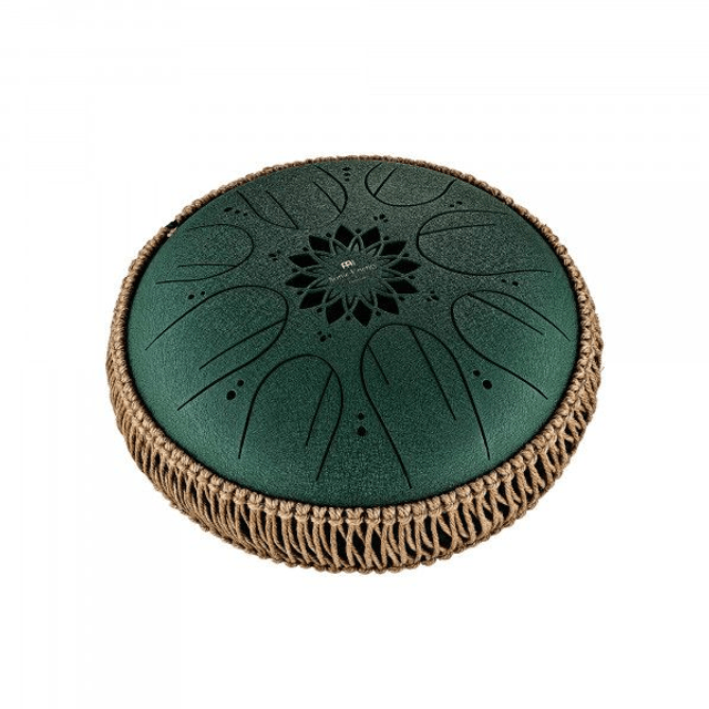 MEINL Sonic Energy Steel Tongue Drum - Fa# Mineur, Vert Foncé