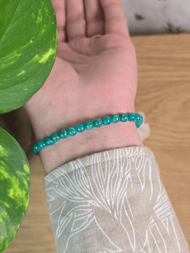 Amazonite de Russie - Bracelet avec perles de 6 mm