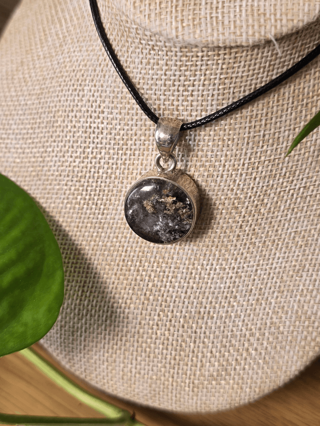 Quartz Lodolite AA - Pendentif en Argent 925
