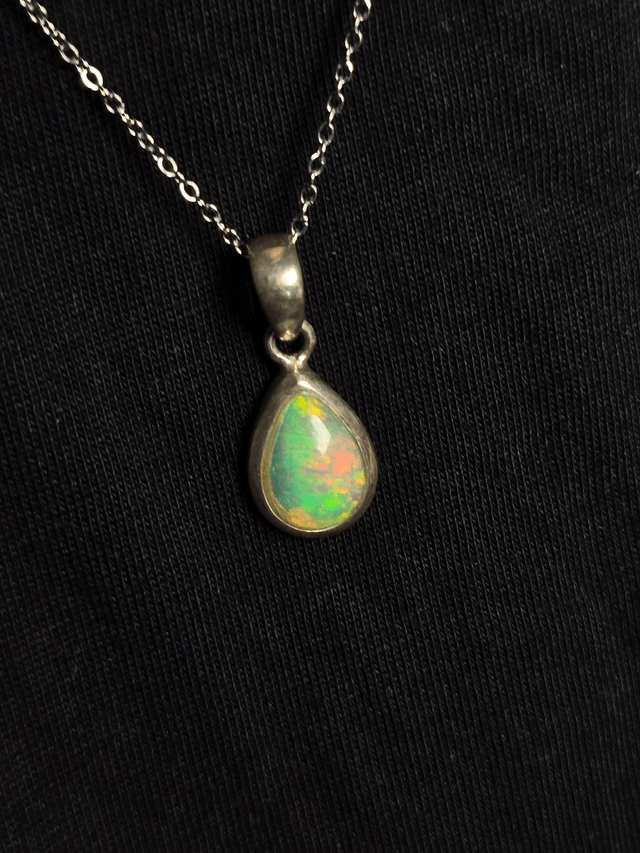 Pendentif Opale Welo n°3, argent 925
