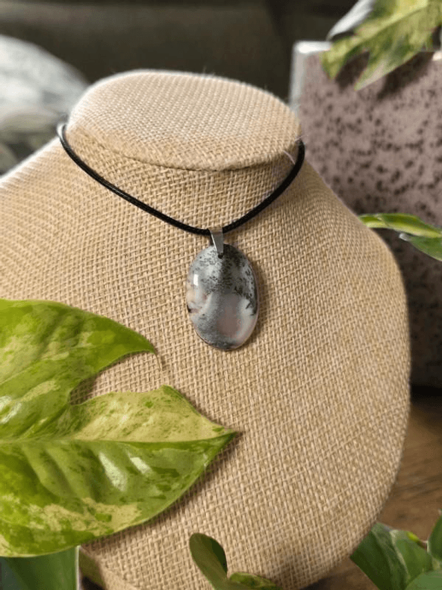 Agate Dendritique - Pendentif sans cerclage