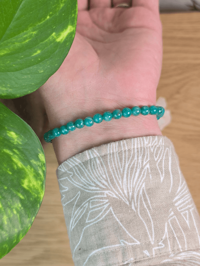Amazonite de Russie - Bracelet avec perles de 6 mm