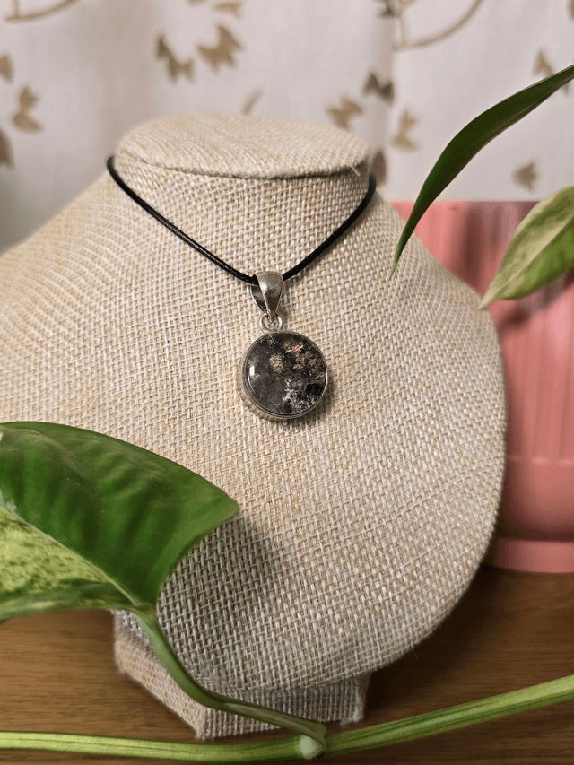 Quartz Lodolite AA - Pendentif en Argent 925