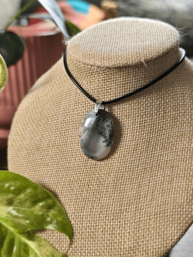 Agate Dendritique - Pendentif sans cerclage