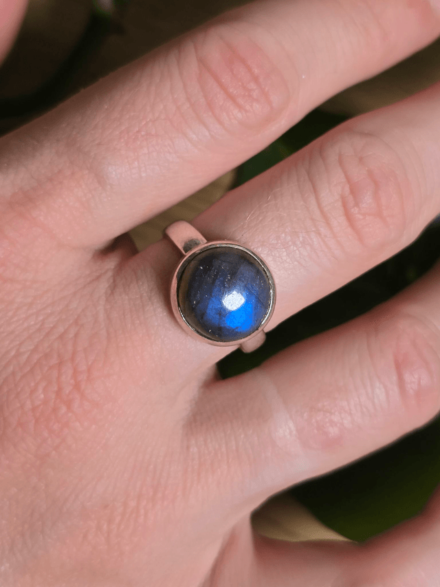 Bague Labradorite argent 925 (Qualité AA)