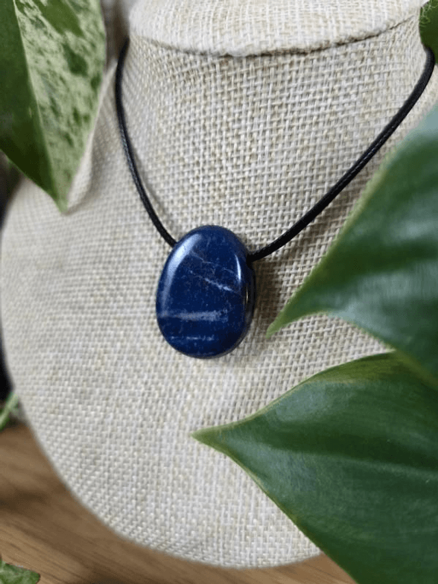 Pendentif en sodalite (Qualité AA) – Pierre percée naturelle