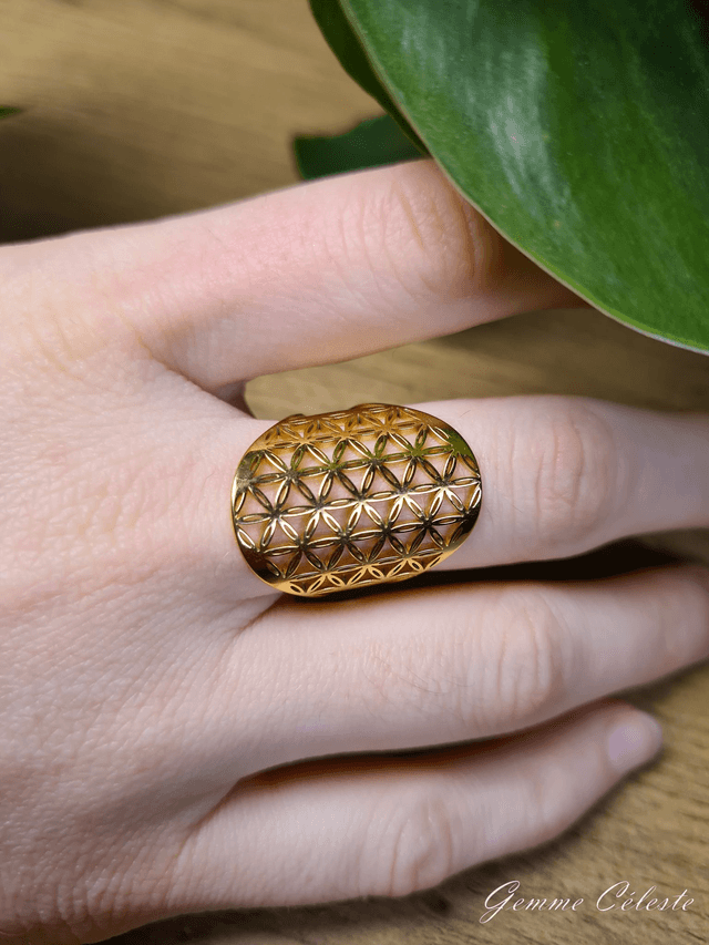 Bague &quot;La Fleur de Vie&quot; 
