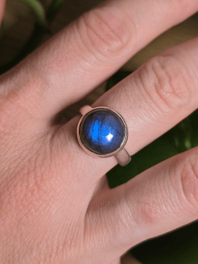 Bague Labradorite argent 925 (Qualité AA)