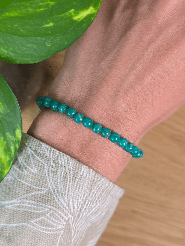 Amazonite de Russie - Bracelet avec perles de 6 mm